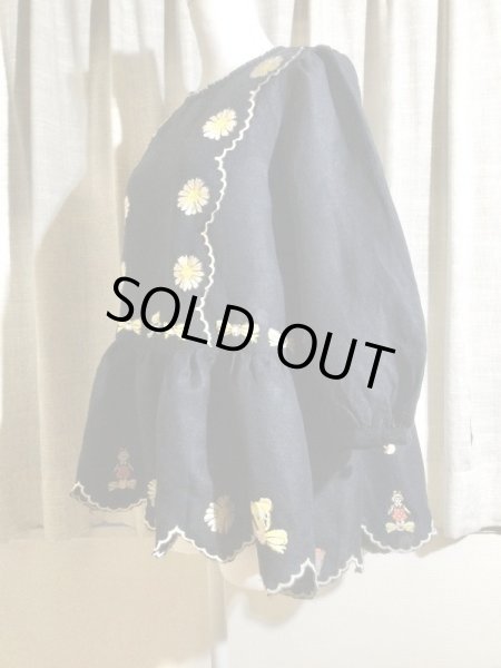 画像4: ※値下げ※yukiemon/アルバムブラウス　ネイビー【15800円→9800円】 (4)