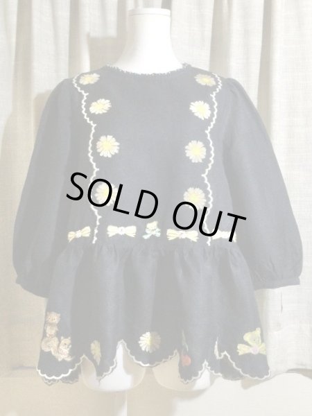 画像1: ※値下げ※yukiemon/アルバムブラウス　ネイビー【15800円→9800円】 (1)