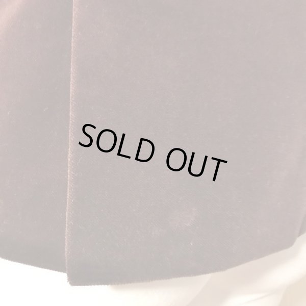 画像9: Jane Marple/Cotton velvet round collar jacket ボルドー  (9)