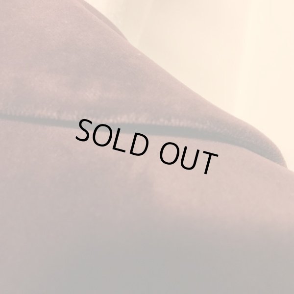 画像10: Jane Marple/Cotton velvet round collar jacket ボルドー  (10)