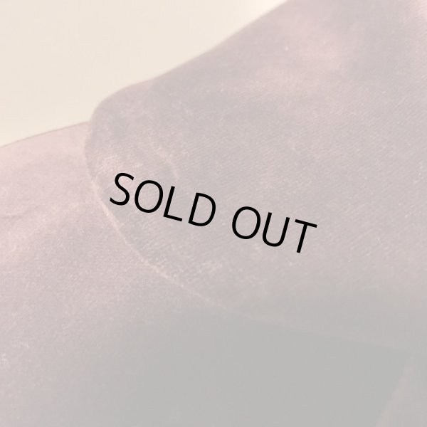 画像11: Jane Marple/Cotton velvet round collar jacket ボルドー  (11)