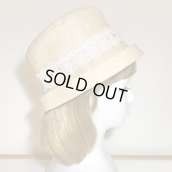 画像4: Leur Getter/レース＆グログランリボンＨＡＴ　ピンク (4)