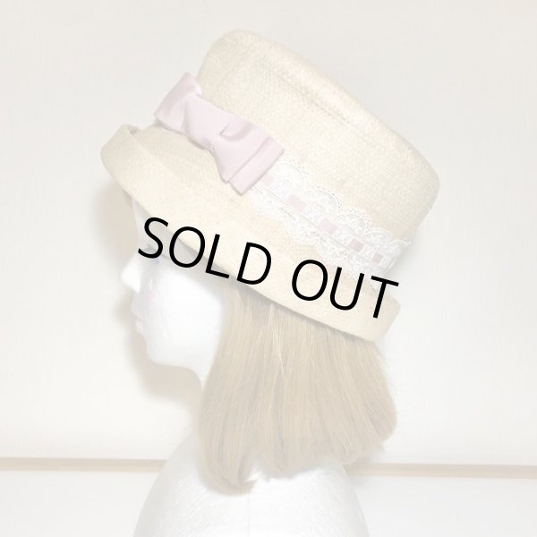 画像5: Leur Getter/レース＆グログランリボンＨＡＴ　ピンク (5)