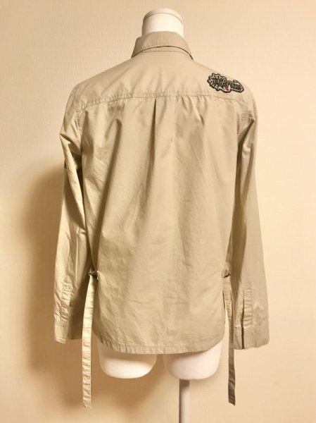 画像3: BA－TSU CLUB/ワッペンシャツ　カーキ (3)