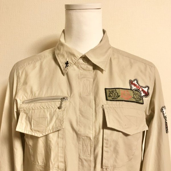 画像4: BA－TSU CLUB/ワッペンシャツ　カーキ (4)