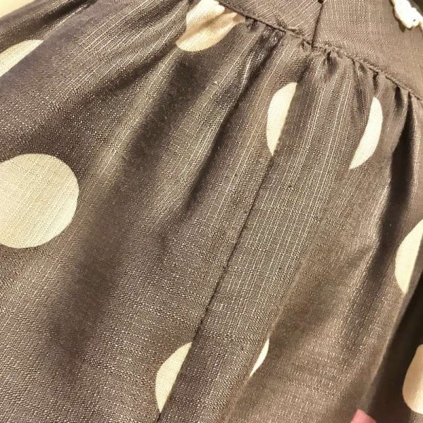 画像7: 【USED】・Emily Temple cute/ドット＆フラワーpt SK (7)