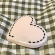 画像2: MILK/マーガレットバレッタ　オフ　+　ハートステッチバレッタ　ピンク 　2個SET (2)