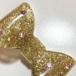 画像4: Emily Temple cute/リボンバレッタ　ブラック×ピンク　＋　ゴールド×ピンク　2個SET (4)