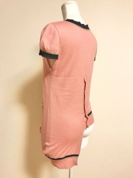 画像5: 【USED】・Jane Marple/アシンメトリーニットベスト　ピンク (5)