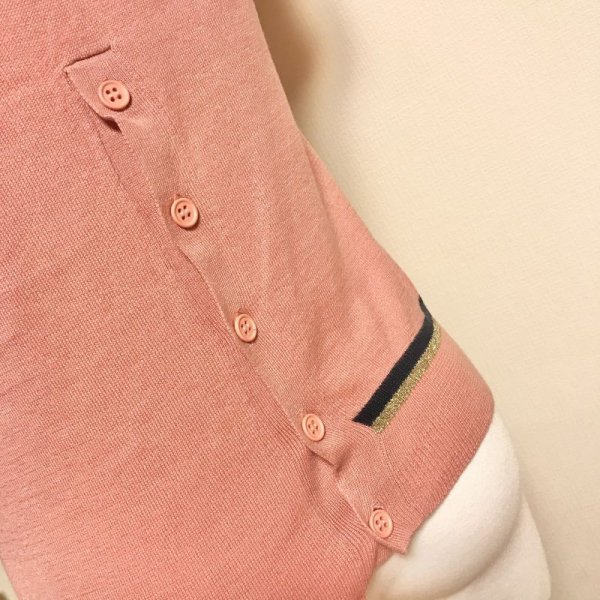 画像9: 【USED】・Jane Marple/アシンメトリーニットベスト　ピンク (9)