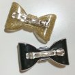 画像2: Emily Temple cute/リボンバレッタ　ブラック×ピンク　＋　ゴールド×ピンク　2個SET (2)