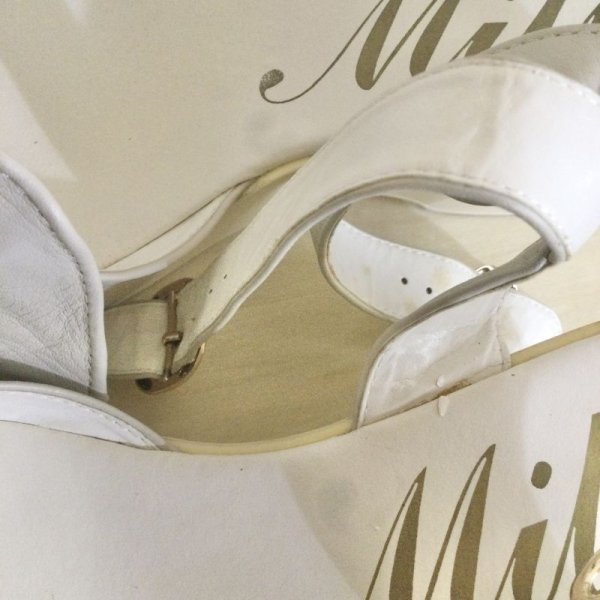 画像9: 【USED】・MILK/ラパンシューズ　オフ　L (9)