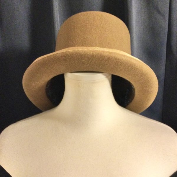画像2: 【USED】・LoRo/シルクハット　キャメル (2)