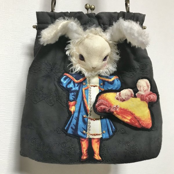 画像1: 福寿ドール/うさぎドールショルダーバッグ (1)