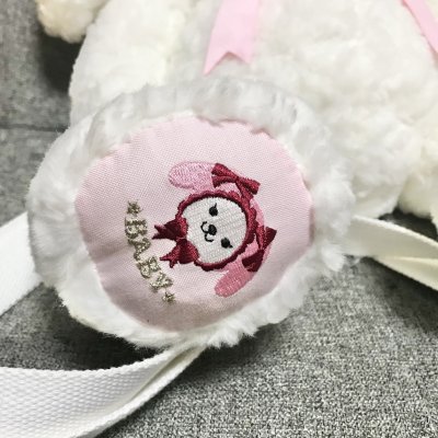 画像2: BABY,THE STARS SHINE BRIGHT / うさくみゃ刺しゅう入りうさくみゃリュック 白 