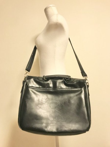 画像3: 【USED】・Restyle/ Steampunk Black Mechanism Messenger Bag (3)