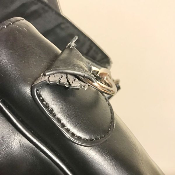 画像19: 【USED】・Restyle/ Steampunk Black Mechanism Messenger Bag (19)