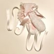 画像3: Angelic Pretty/ロップイヤーBunnyヘッドドレス　白×ピンクリボン (3)