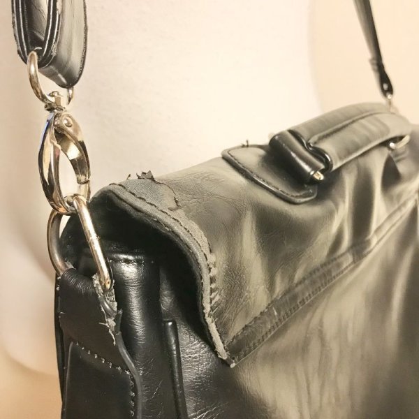 画像8: 【USED】・Restyle/ Steampunk Black Mechanism Messenger Bag (8)