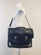 画像9: Restyle/Black Satchel A4 Bag (9)