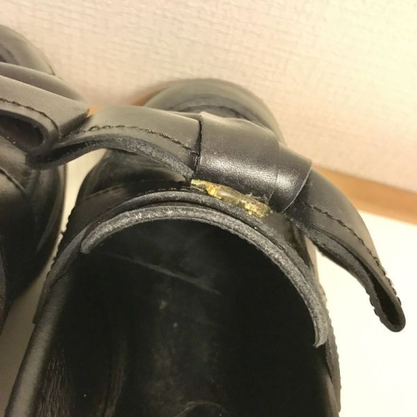 画像10: 【USED】・Jane Marple/ロイヤルリボンローファー　M　ブラック (10)