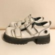 画像1: YOSUKE/2連ベルトジップシューズ　白　23.0cm (1)