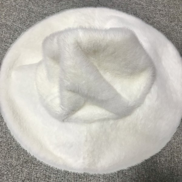 画像6: Candy Stripper/FLUFFY FUR ハット ホワイト (6)