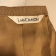 画像11: Lois CRAYON/チェックSK　ブラウン　＋　Jane Marple/コットンオーガンジーテーマエンブロイダリースカート　ネイビー　2点SET (11)