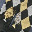 画像4: ALICE and the PIRATES/A/Pダイヤ柄ラメオーバーニーソックス 黒×ゴールド×シルバー　USED (4)