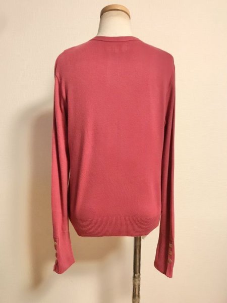 画像3: 【USED】・agnes b. fabrique en france/スナップボタンカーディガン　2　レッド (3)