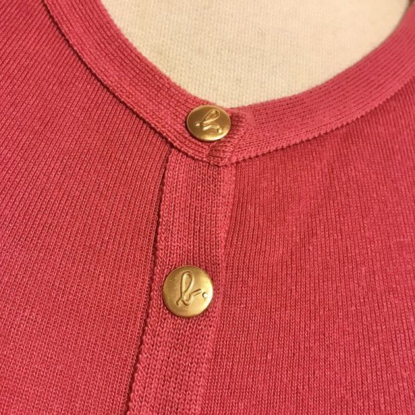 画像6: 【USED】・agnes b. fabrique en france/スナップボタンカーディガン　2　レッド (6)