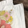 画像6: 【VINTAGE】・レトロフラワープリントのクッションピローカバー　オレンジ・イエロー・アイボリー (6)
