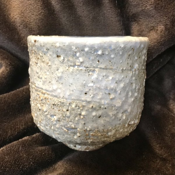 画像2: 【USED】・焼き物　茶碗　グレー (2)