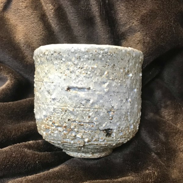 画像4: 【USED】・焼き物　茶碗　グレー (4)