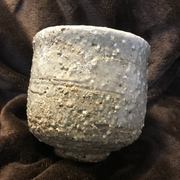 画像7: 【USED】・焼き物　茶碗　グレー (7)