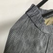 画像5: 【VINTAGE】・お花とストライプのスカート　黒×ブラウン (5)