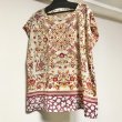 画像1: 【USED】・暖色ペイズリー柄トップス (1)