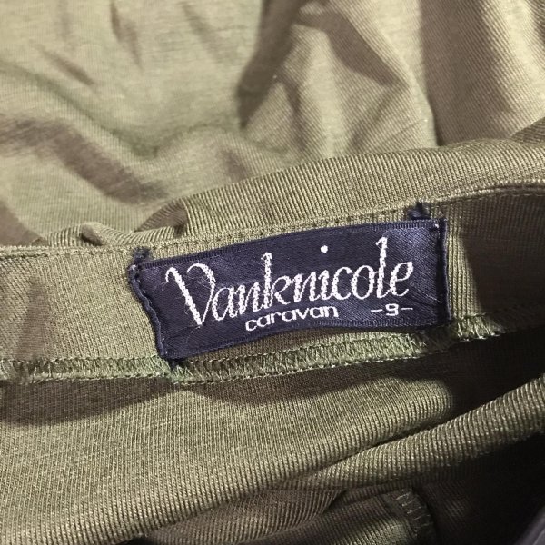 画像5: 【VINTAGE】・クラシカルフリルトップス　ダークグリーン (5)