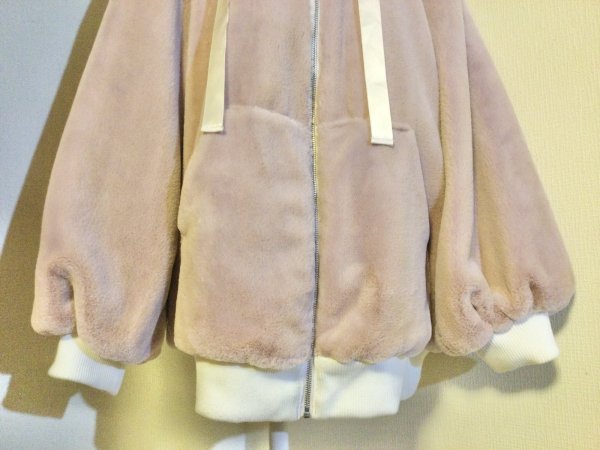 画像7: 【USED】・Ankrouge/うさちゃんファーコート　ピンク (7)