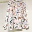 画像2: 【VINTAGE】・ファッションアイテムプリントのシャツ (2)