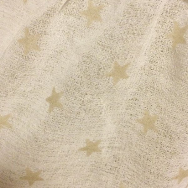 画像8: 【USED】・MILK/starチュニックブラウス　ホワイト×ゴールド (8)