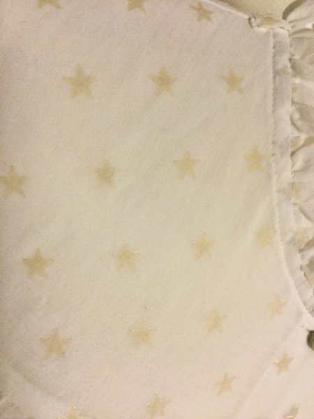 画像9: 【USED】・MILK/starチュニックブラウス　ホワイト×ゴールド (9)