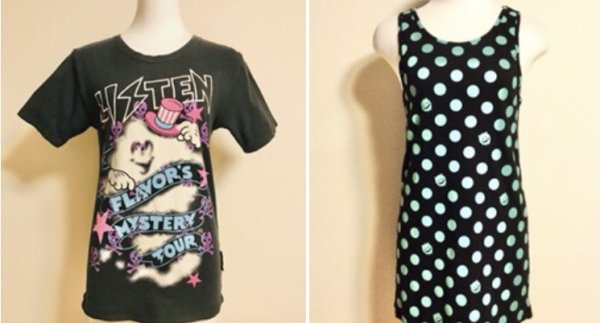 画像1: LISTEN FLAVOR/FRAVOR'S　MYSTERY　TOUR　Tシャツ　ブラック　＋　ドットタンクトップ　ブラック×グリーン　2点SET (1)