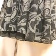 画像6: Lois CRAYON（LOIS CAFE A DAY）/幾何学模様柄フレアスカート　ブラック (6)