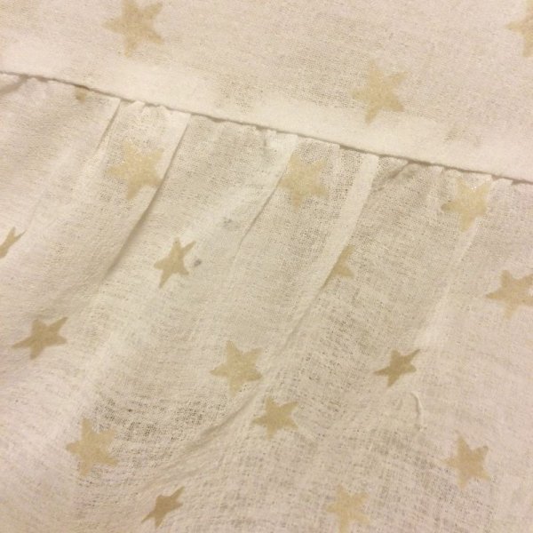 画像6: 【USED】・MILK/starチュニックブラウス　ホワイト×ゴールド (6)