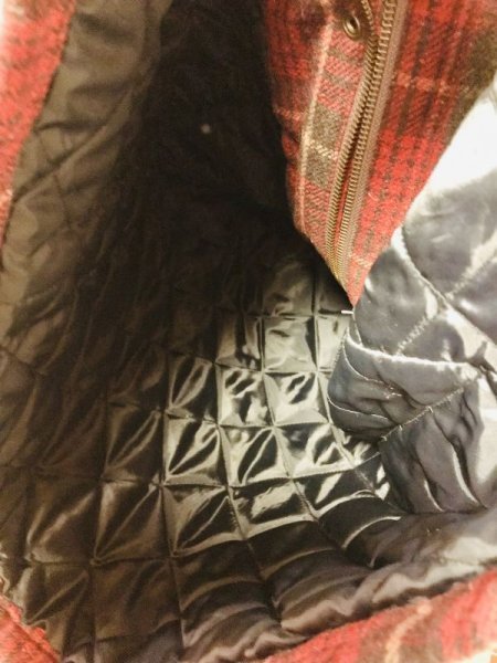 画像11: 【USED】・ROMANTIC NEUROSIS/チェックペイントコート　赤 (11)