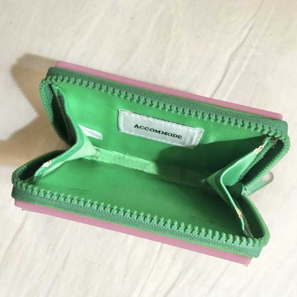 画像2: 【USED】・Accommode・Ray BEAMS/カセットテープポーチ　ピンク (2)