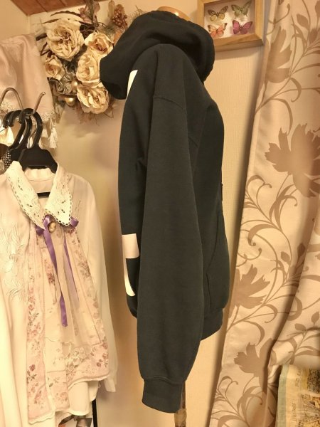 画像3: ※SALE※【USED】・ROLLING STONES JAPAN TOUR 2014 パーカー　ブラック (3)