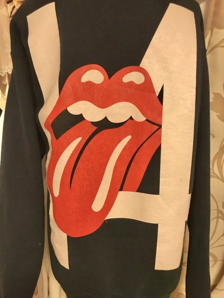 画像7: ※SALE※【USED】・ROLLING STONES JAPAN TOUR 2014 パーカー　ブラック (7)