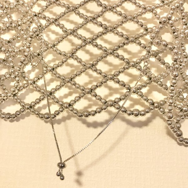 画像6: ※SALE※【USED】・JEANASIS　ボールチェーンビスチェ　シルバー (6)